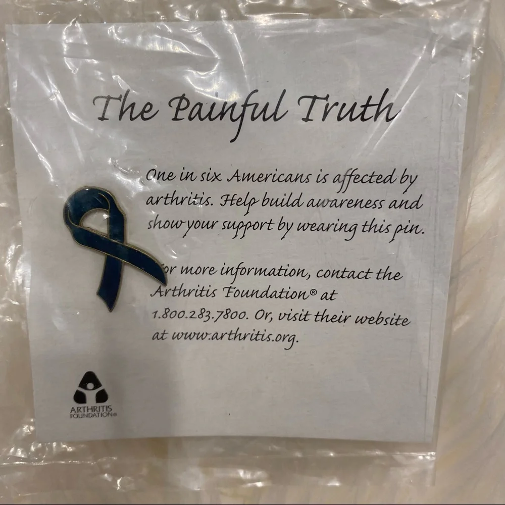 Arthritis Foundation Ribbon Pin Tie Tack Style
